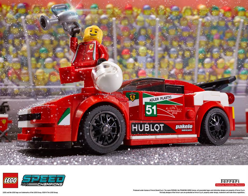 Illustration for article titled These images of the Lego Speed Champions make me giddy